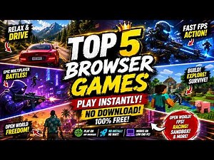 TOP 5 Browser Games That Feel Like REAL PC Games! 😱 (No Download Required)