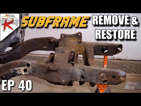 DIY Remove and Restore Subframe NO SANDBLASTING | EP 40 RUSTORATIONS 1972 Nova