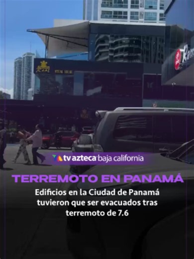 🌎🚨 ¡Un sismo de gran magnitud sacude el Cinturón de Fuego del Pacífico! El movimiento encendió las alertas ante la posibilidad de un tsunami, por lo que es importante mantenerse atentos a los avisos oficiales y seguir las recomendaciones de Protección Civil. 🌊 #Terremoto #Panamá #TVAztecaBajaCalifornia 📹