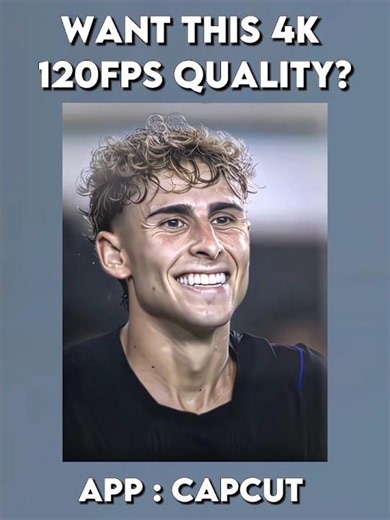 CAPCUT || WANT THIS 4K 120FPS QUALITY IN CAPCUT? #capcut #capcuttutorial
