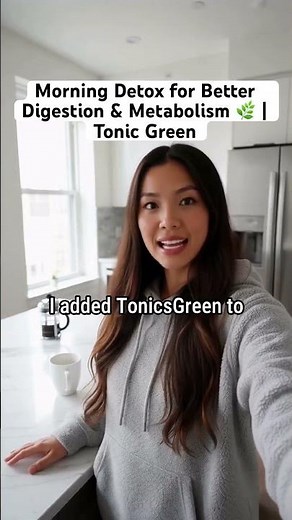 Tonic Green 🌱 | Detox Your Liver & Boost All-Day Energy Naturally! Cleanse Bloat, Fatigue & Toxins!