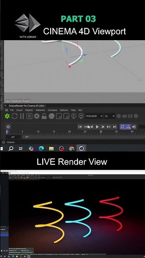 Neon Light in Cinema 4D part 3 | 3D with Adnan #3dwithadnan