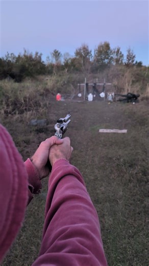 Red Riding Hood shooting Ruger Blackhawk 357