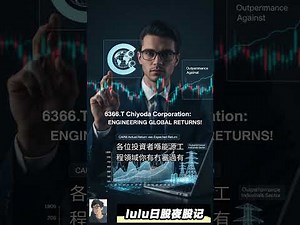 💰 揭秘6366.T：能源未来与投资宝藏！🚀 #6366T #lulu日股夜股记 #千代田 #能源基建 @trade247s