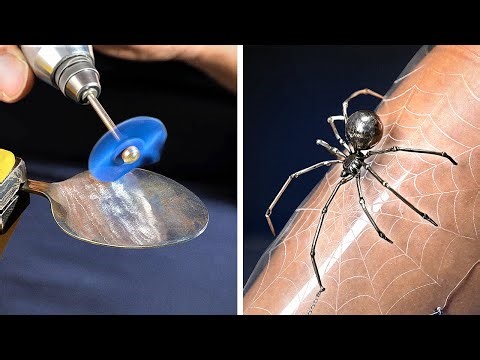 How to Turn a Spoon into Eye-Catching Jewelry Pieces ✨🥄