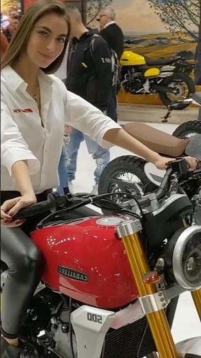 Fantic Model Steals The Show At EICMA 😍🏍️🔥