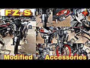 YAMAHA FZ-S 😎 Modified Accessories 💯 Full Plug And Play Modified ⭐ Best Quality 🔥 Visor, Liver Guard