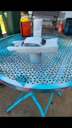 My plastic model car I am building now from the movie amt Christine 1/25