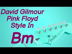 Pink Floyd David Gilmour Style Backing Track