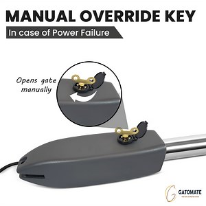 Automatic Single Swing Gate Opener Kit | Full Solar power operated without Electric power