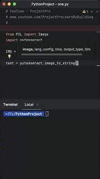 Extract Text from Image using OCR with pytesseract #python #tutotial #ocr