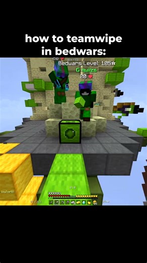 Bedwars Teamwipe Moment