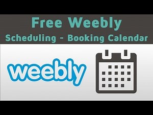 How to add a Scheduling - Appointment - Booking system to my Weebly website?