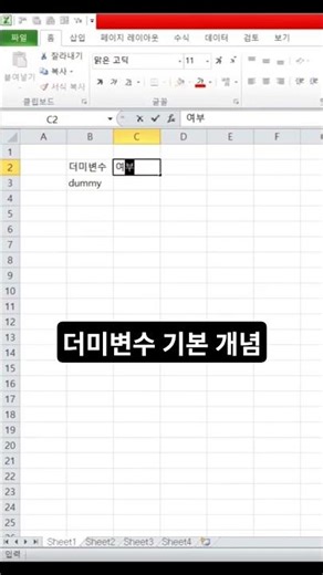 Basic Concepts of Dummy Variables