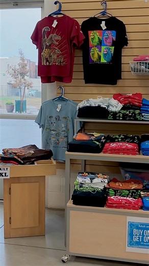 🧪💥 Science Store Shirt Sale! 💥🧪 Stock up on your favorite science-themed shirts and show off your WOW style! 👕 Buy One, Get One 50% Off — adult and youth sizes included! November 5 - December 14 From dinosaurs to galaxies, there’s a shirt for every curious mind. No admission required to shop, come check out the Science Store! #WOWScienceMuseum #ScienceStyle #GiftShopFinds #LodiCA #DowntownLodi #SALE | World of Wonders Science Museum
