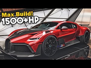 Forza Horizon 5 Car Customization - 1500+HP Bugatti Divo | Fastest Car in the Game