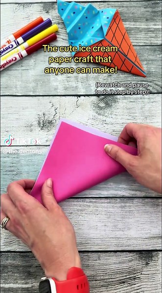 Ice Cream Paper Craft: Fun DIY for Kids
