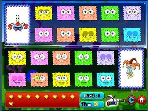 How to Play: SpongeBob Memory Game