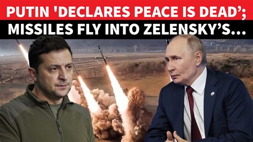 '30,000 in darkness': Russia pounds Ukraine with deadly strikes, cities engulfed in flames | Watch #Russian strikes killed three people and injured two in #Ukraine’s Sumy region, using UAVs and guided bombs, according to local officials. In a separate attack, Russian drones hit #Odesa, injuring five and damaging port infrastructure and homes, leaving over 30,000 without power. | The Times of India