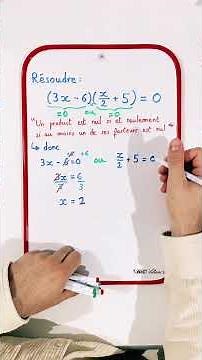 🧮 COMMENT RÉSOUDRE UNE ÉQUATION-PRODUIT | Méthode Pas à Pas Expliquée 📝 | Exercices maths corrigés