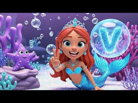 Learn the Alphabet with the Mermaid Princess | ABC A–Z for Kids | Fun Underwater Learning