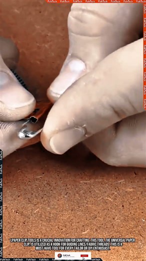 Paper Clip Tools: Universal Paper Clip Fabric Thread Hook Innovation #tool #tools #innovation