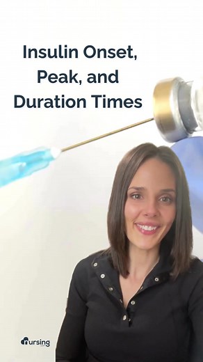 3.8K views · 34 reactions | Mastering insulin peak and onset times...