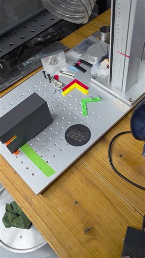 Messing around with the fiber laser today, dialing in some settings on black PLA. Took a little bit of experimenting, especially running multiple loops to pull out the lightest mark I could get. Most of the guides out there are for 20W lasers, but mine packs a little more punch — so I had to tweak it. 😅 Thankfully, it hasn’t melted straight through the plastic… yet. This is definitely something I’m adding to future prints. Laser   3D printing just hits different. 🔥 #FiberLaser #3DPrintingLife 