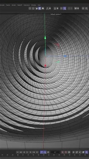 Dynamic Abstract Spheres Short Video #c4d #blender #cinema4d #cgi #3dmodeling #motiongraphics #3dart