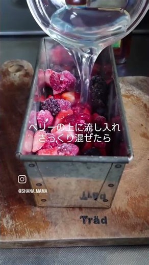 簡単なのに豪華見え😋🌿さっぱりヘルシーふるんふるん爆速ベリーベリーヨーグルトテリーヌ🍓クリスマスや年末年始のおもてなしにも🎄✨