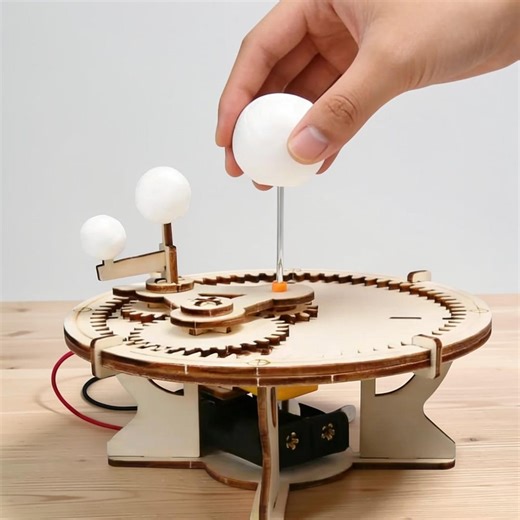 DIY Solar System Model Wooden Puzzle Astronomy STEM Science Kit Sun Earth Moon Educational Toy - Etsy