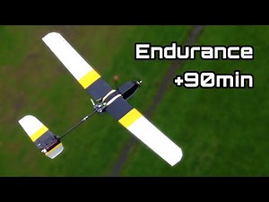 V-Tail Tractor UAV for FPV - Setup & Flight Performance (Endurance)