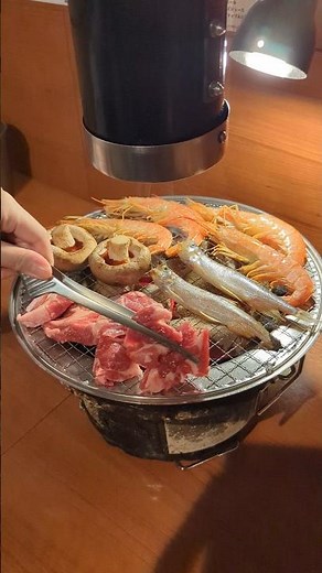 炭焼ジンギスカン浅鞍 海老・椎茸もがたまらん 大阪・肥後橋駅 大阪グルメ