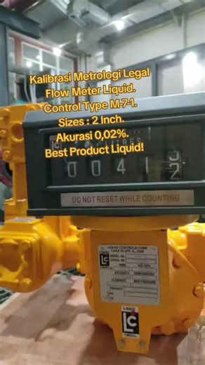 Flow Meter Liquid Control Type : M-7-1 High Akurasi #LC #flowmetersolar #live #video #tiktok #fyp