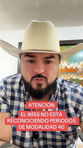 EL IMSS NO ESTÁ RECONOCIENDO PERIODOS DE MODALIDAD 40 En las últimas dos semanas me han llegado al menos 5 personas con un problema serio: el IMSS no les está reconociendo periodos cotizados en Modalidad 40, específicamente a partir de enero de 2025. Estamos verificando si se trata de un error administrativo, un desfase en sistemas o un criterio nuevo del IMSS, pero mientras se aclara la situación, es muy importante que todas las personas que están o estuvieron en Modalidad 40 tomen precauciones