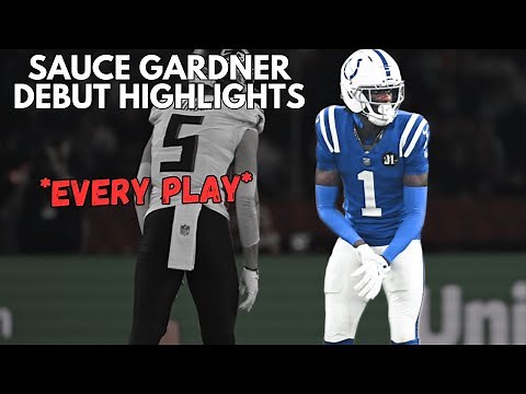 Sauce Gardner Colts Debut🔥 | NFL Week 11 Highlights