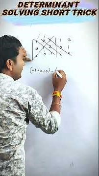Matrix Made Easy!"Determinant Short Trick in 142 Seconds | Must-Know for Class 12