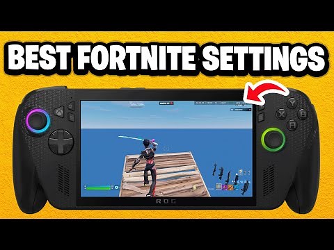 Best ROG Xbox Ally X Settings for Fortnite - 120 FPS (Fastest Guide)