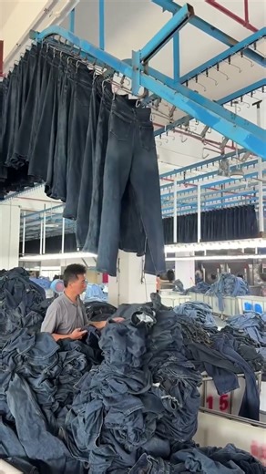 How Jeans Are Made 👖 | Inside a Modern Denim Pants Factory