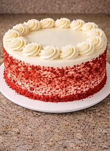68K views · 1.2K reactions |  Pastel Red Velvet con Frosting de...