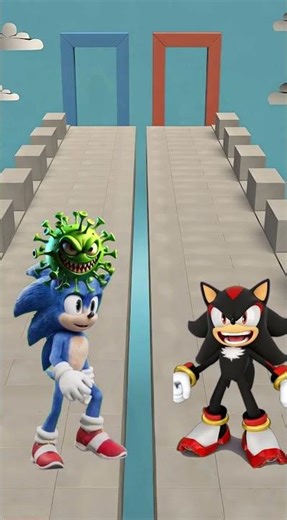 Zombie Run: Sonic vs Body Builder Sonic