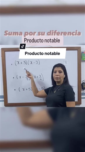 Productos Notables: Suma y Diferencia en Álgebra