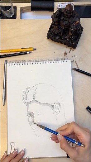 Wait For The Eyes… Realistic Portrait Drawing