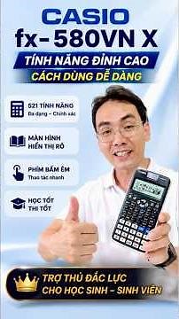 CASIO FX-580VN X calculator: Top-tier features, easy to use😍