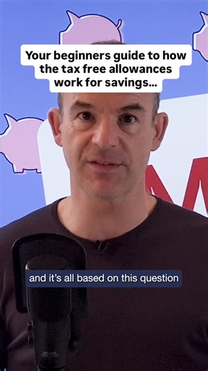 Martin Lewis on Instagram: "Your beginners guide to how the tax free allowances work for savings… Far more detail, and all top products in the savings section on MoneySavingExpert.com"