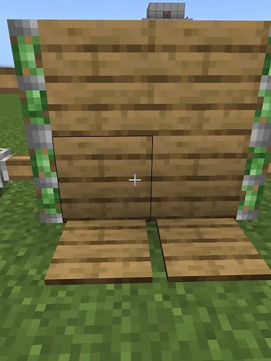 簡単に自動ドアを作ってみた！マイクラ統合版