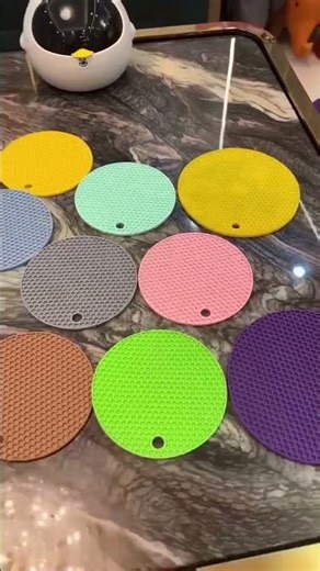 Silicone Hot Pot Mat 🔥 Heat Resistant Trivet for Dishes & Pans
