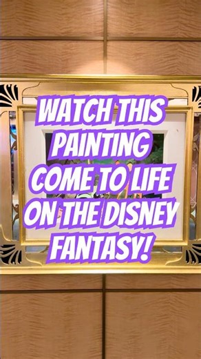 Magical art onboard the Disney Fantasy!