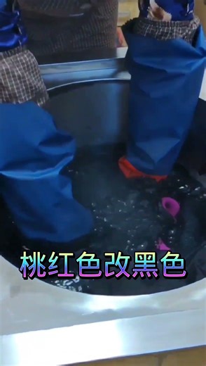 Pink cashmere coat dyed black. Follow @LaJie for dyeing and color change. #dyeing #overcoat #black