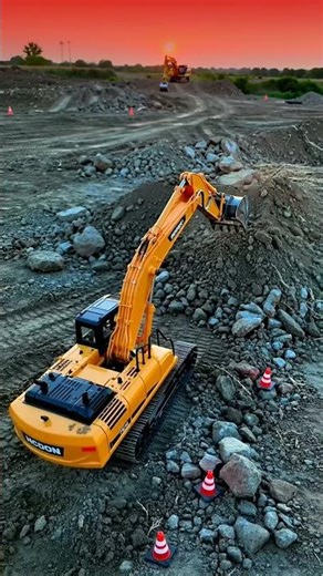 Miniature Construction Marvels: Road Building & Heavy Equipment in Action! 🚧
